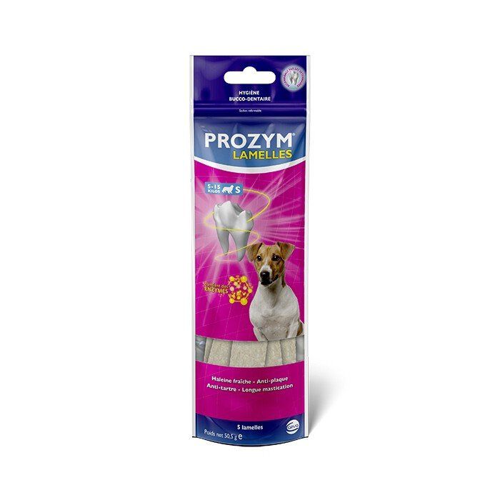 PROZYM - Mini Sachet Lamelles Hygi&egrave;ne Bucco-dentaire S pour Chien - x5 Image num&eacute;ro 1