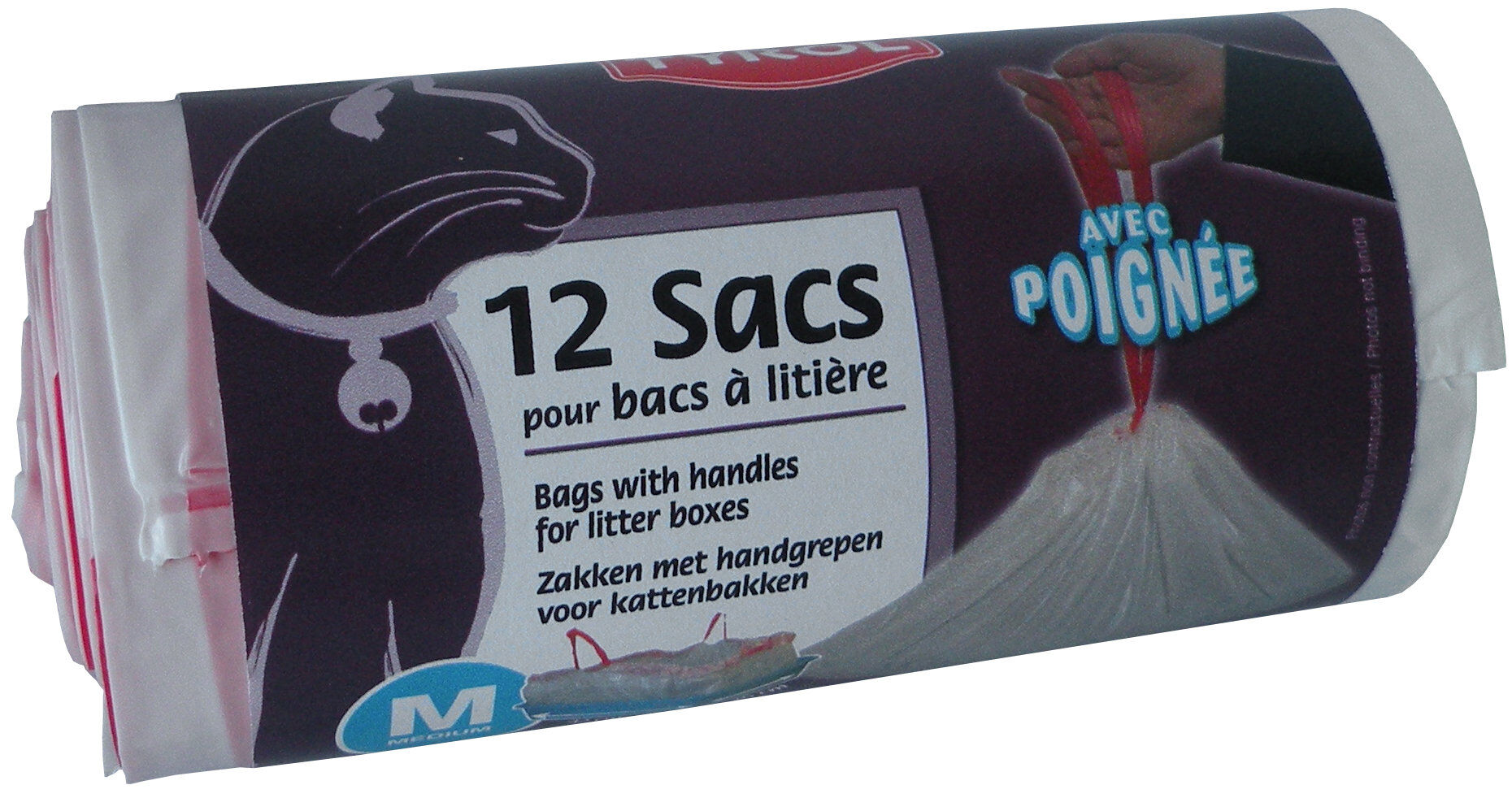 Tyrol - Sacs avec Poign&eacute;e pour Bac &agrave; Liti&egrave;re - x12 Image num&eacute;ro 1