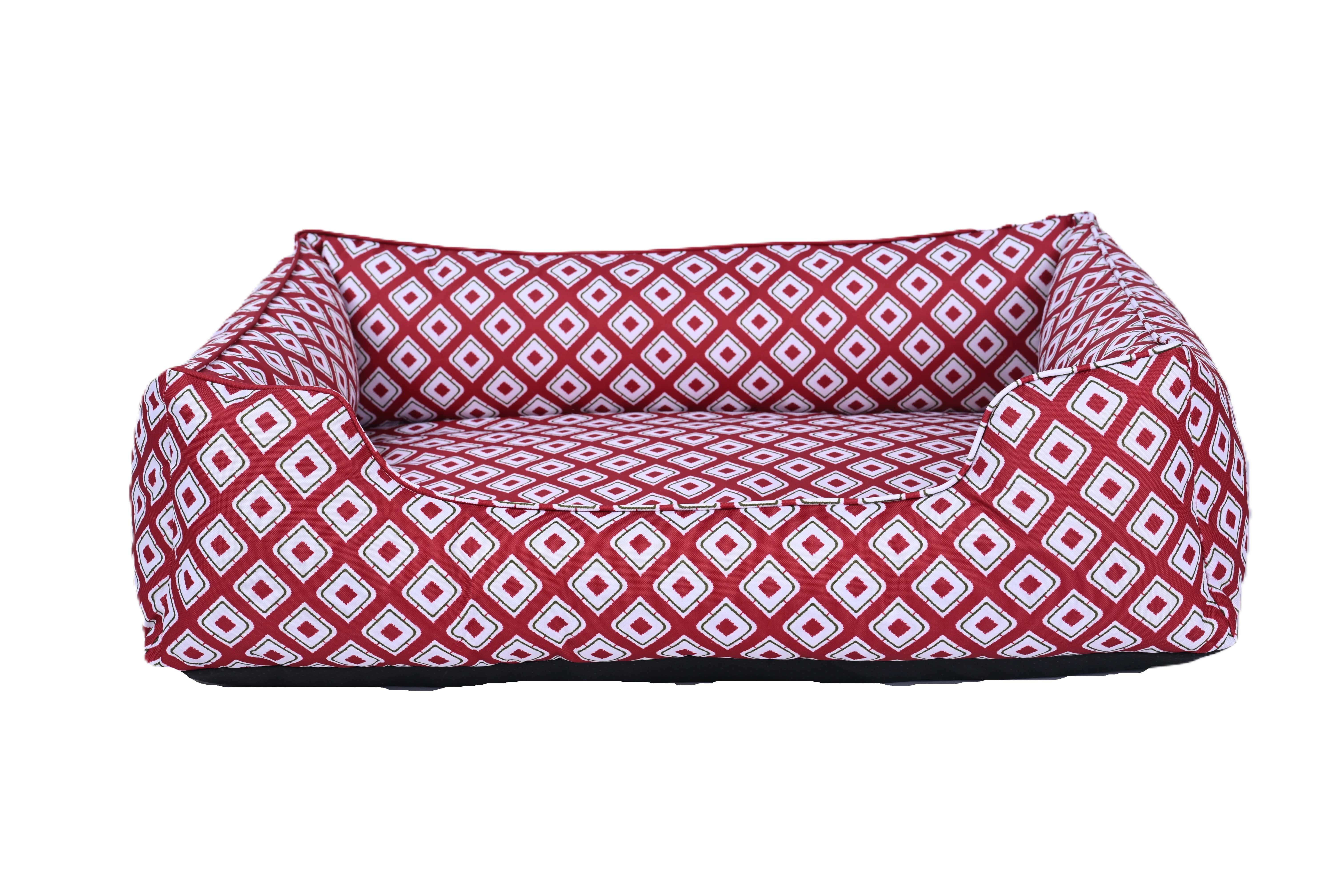 Leeby - Sofa Premium Trait Rouge pour Chien - M Image num&eacute;ro 1