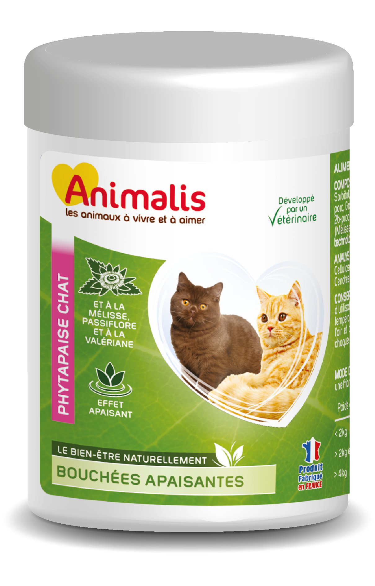 Animalis - Bouch&eacute;es Apaisantes Phytapaise pour Chat - 40g Image num&eacute;ro 1
