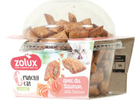 Zolux - Friandises Crunchy au Saumon pour Chats - 80g