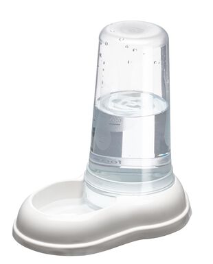 Ferplast - Distributeur Azimut 600 Eau / Nourriture pour Chiens - Blanc