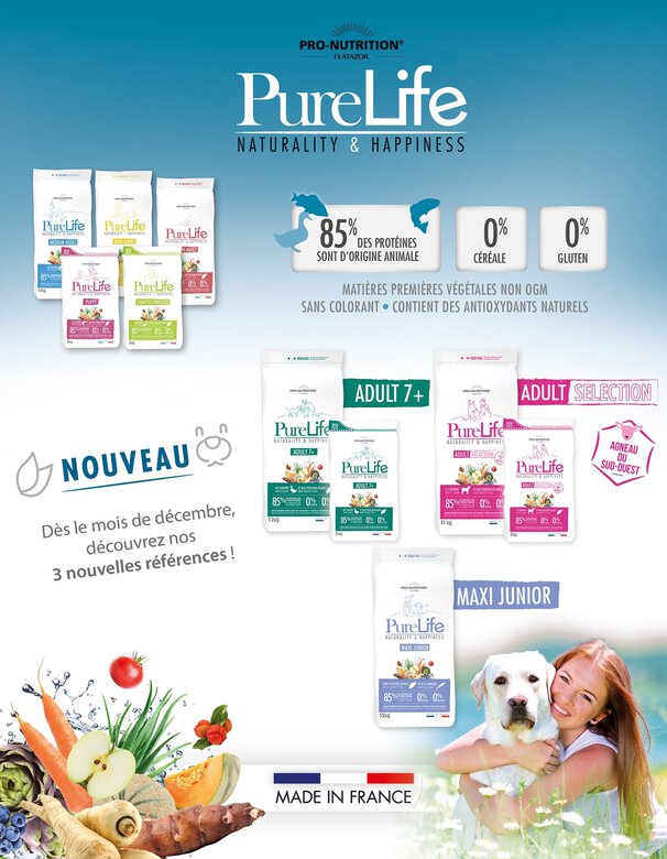Flatazor - Croquettes PURE LIFE Adult Selection pour Chien - 2Kg image number null