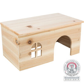Trixie - Maison sans clou lapins nains en bois - 40x20x23 cm