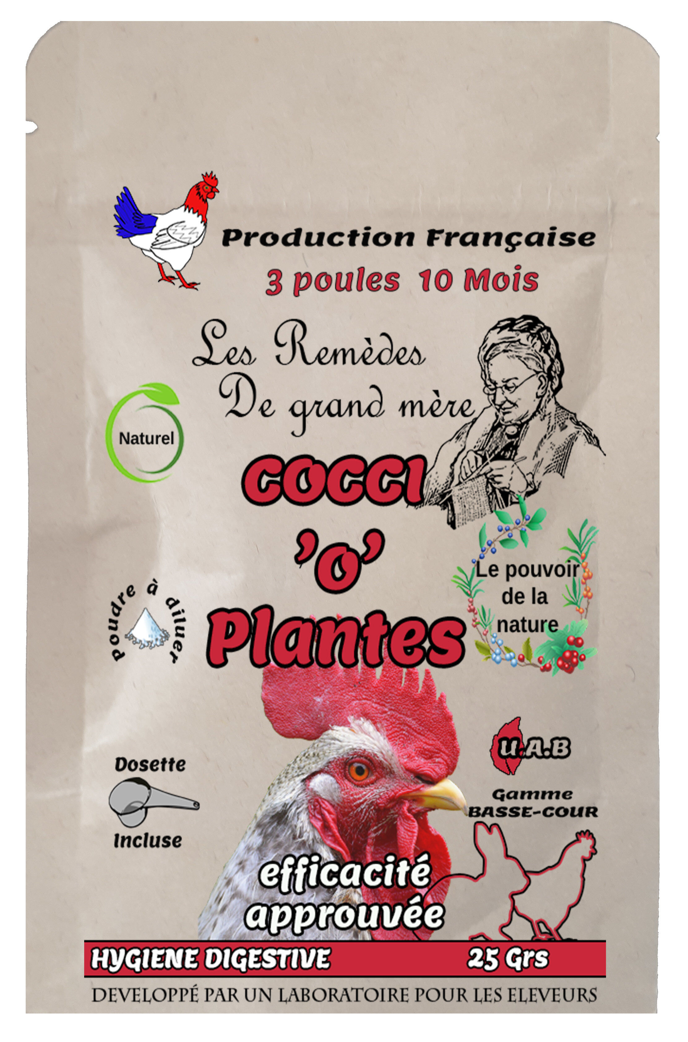 Animalgeo - COCCI'O'PLANTES-SACHET-25 G Image num&eacute;ro 1