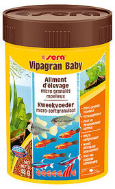 Sera - Aliments d'Élevage en Micro Granulés Vipagran Baby pour Poissons - 100ml
