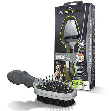 Furminator - Double Brosse de Toilettage DeShedding  pour Chiens et Chats