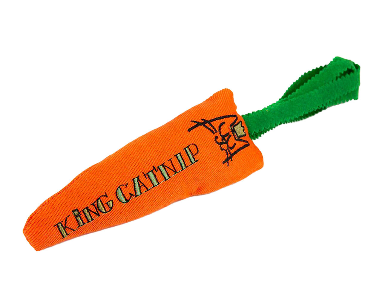King Catnip - Jouet Carotte Orange avec Herbe &agrave; Chat - 26cm Image num&eacute;ro 1