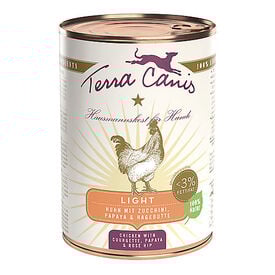 Terra Canis - Aliment naturel Poulet et Courgettes Light pour Chiens - 400g