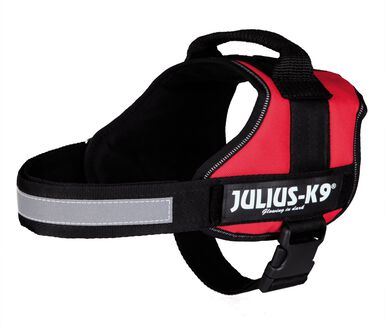 Julius-K9 - Harnais Power pour Chien Rouge