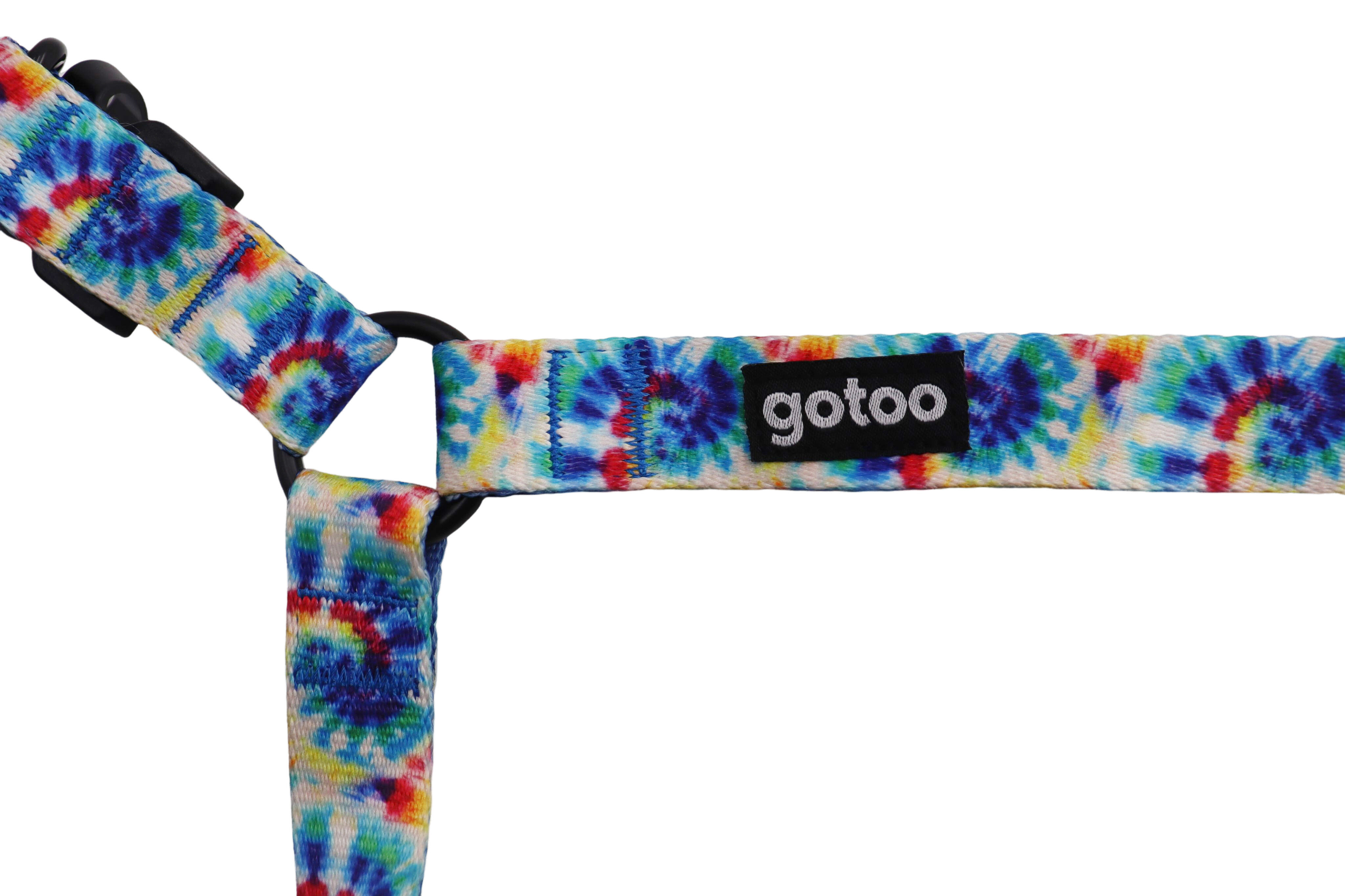 Gotoo - Harnais &agrave; Motif Bleu pour Chien - XL Image num&eacute;ro 4