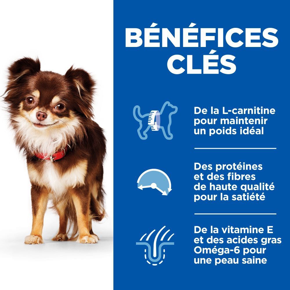 Hill's Science Plan - Adult Light Small & Mini Croquettes Pour Petit Chien Au Poulet  -  1,5kg Image num&eacute;ro 3
