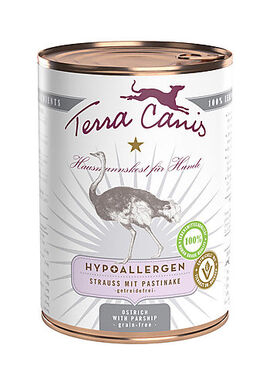 Terra Canis - Aliment Naturel Hypoallergen Autruche pour Chiens - 400g