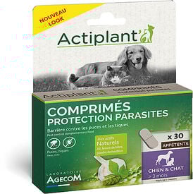 Essentiel - Comprimés Protection Parasites pour Chien et Chat - x30