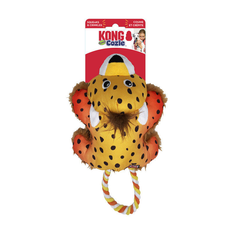 KONG - Jouet Cozie Tuggz Gu&eacute;pard pour Chiens - S/M Image num&eacute;ro 1