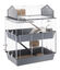 Ferplast - Cage Barn Double 100 pour Lapins - Blanc Indicateur image numéro 1