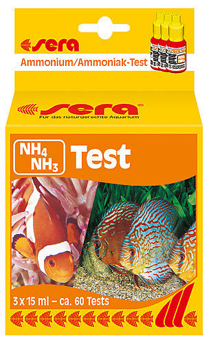 Sera - Test Ammonium et Ammoniaque NH4/NH3 Test pour Aquarium - 3x15ml Image num&eacute;ro 1