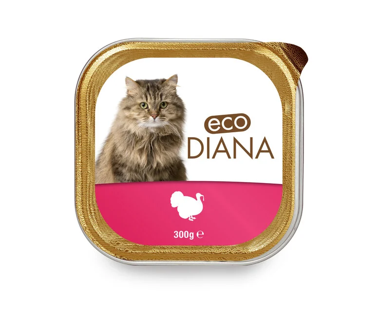 Eco Diana - Pâtée à la Dinde pour Chats - 300g Image numéro 1 Eco Diana - Pâtée à la Dinde pour Chats - 300g Image numéro 1