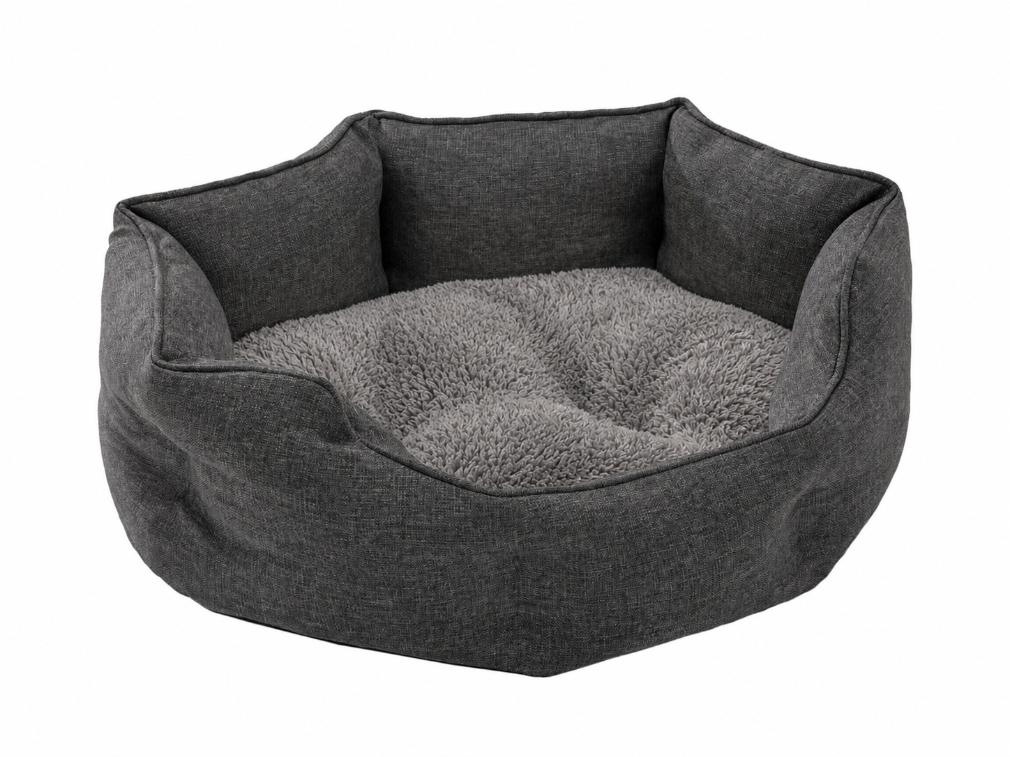 Wikopet - Panier Bobby Bed Gris S pour Chiens - 48x40cm Image num&eacute;ro 1