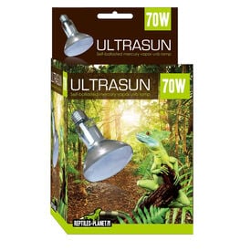 Reptiles Planet - Ampoule Chauffante Ultrasun UV-B pour Reptiles - 70W