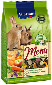 Vitakraft - Sachets Fraîcheur Premium Menu Vital pour Lapins Nains