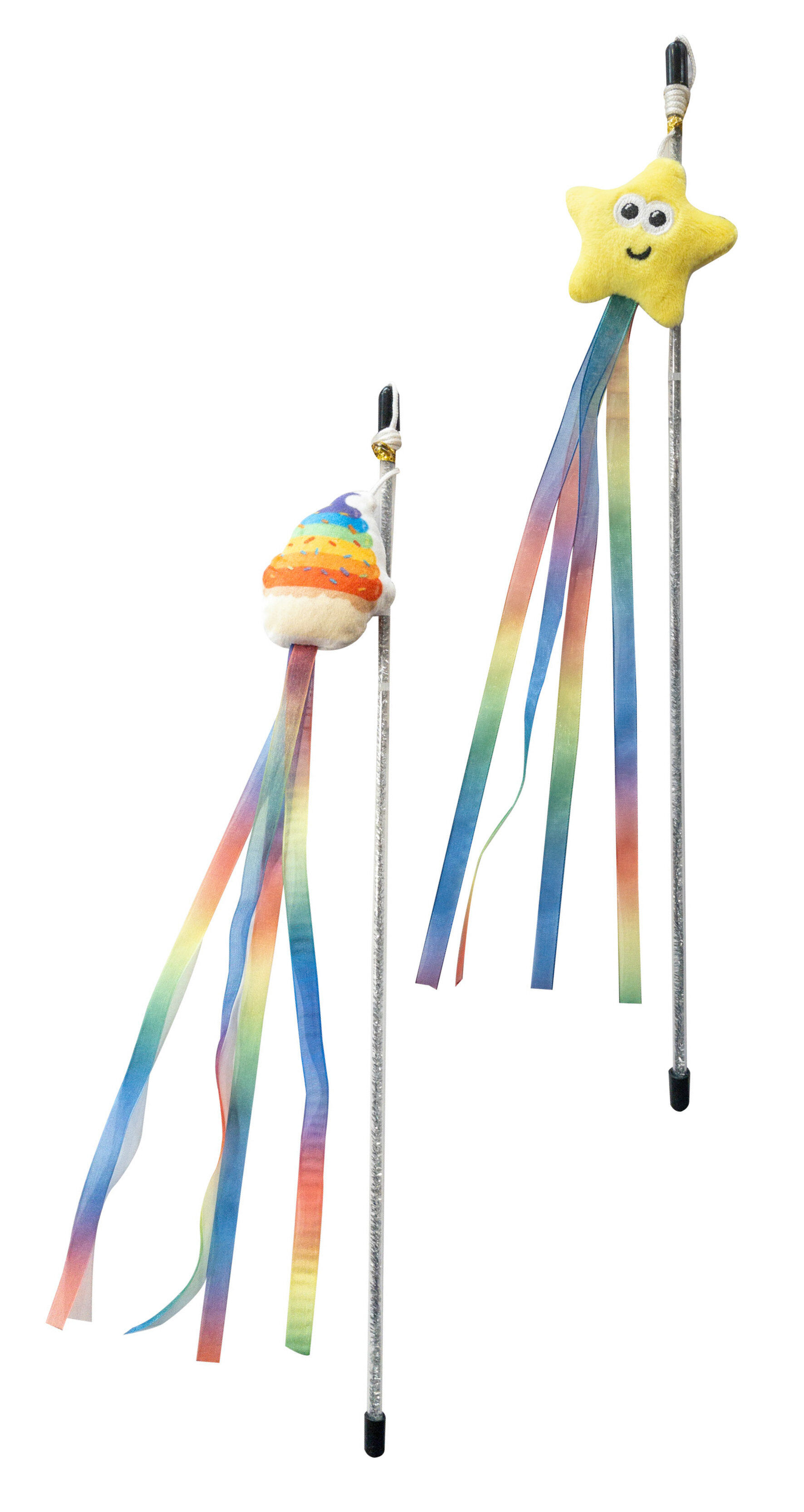 Croci - Jouet Canne &agrave; P&ecirc;che Colorful pour Chats - 40cm Image num&eacute;ro 1