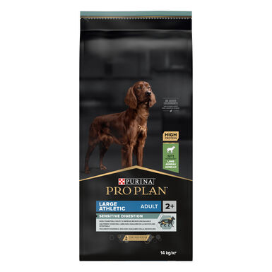 Pro Plan - Croquettes OPTIDIGEST Large Athletic Sensitive Digestion Agneau pour Chien - 14Kg