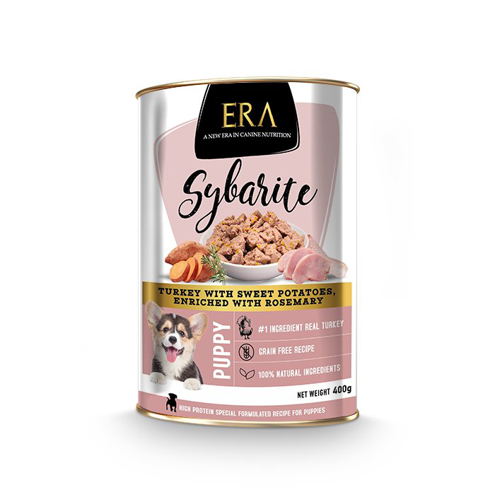 Era - P&acirc;t&eacute;e Sybarite Dinde et Patate Douce pour Chiots - 400g Image num&eacute;ro 1