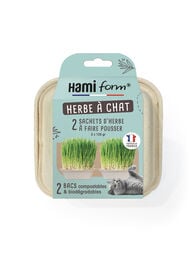 Hamiform - Herbe à Chat Prêt à faire Pousser - 2 x 125g