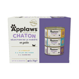 Applaws - Boites Multipack en Gel&eacute;e pour Chatons - 6x70g