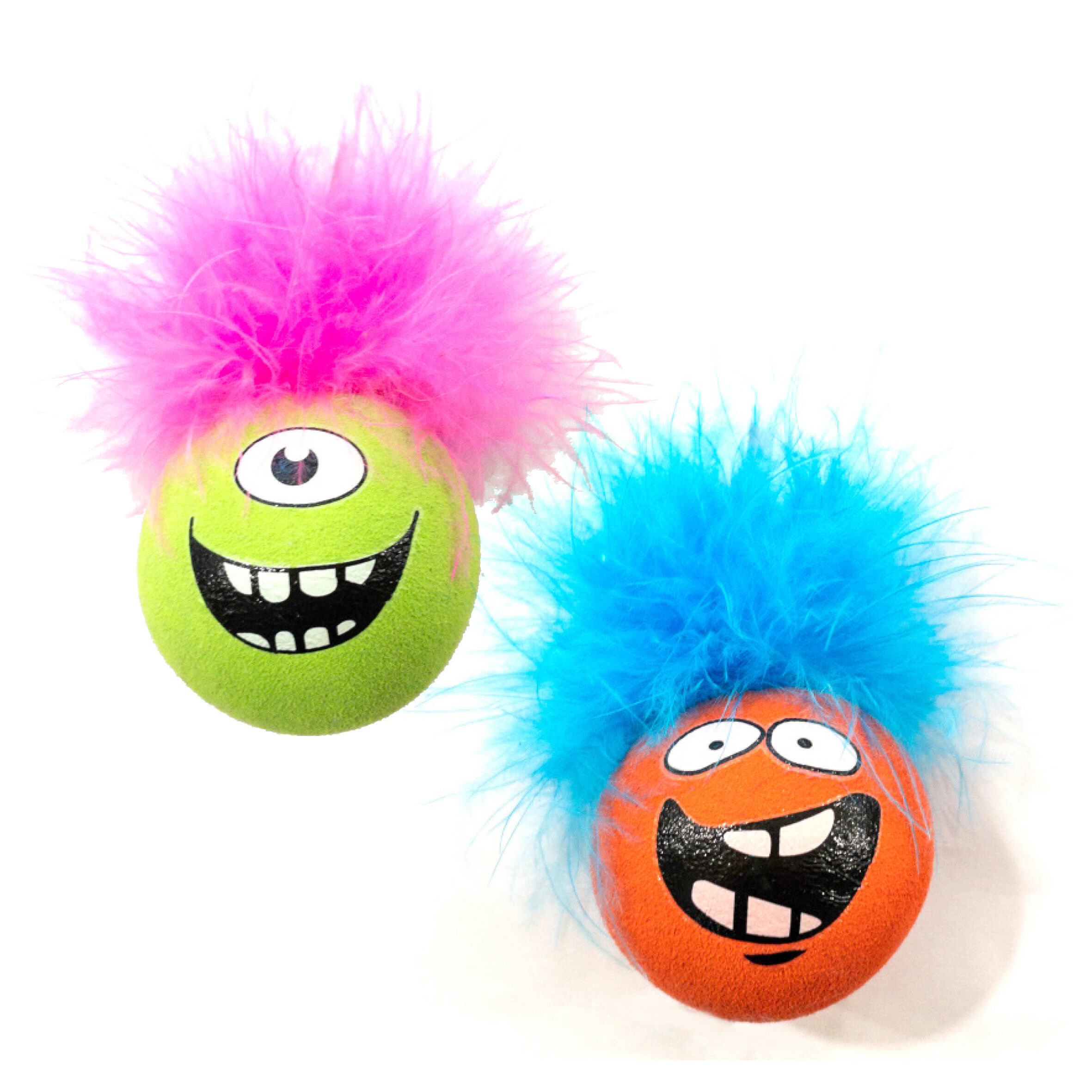 Croci - Jouet Balle Monster pour Chats - 4,5cm Image num&eacute;ro 1