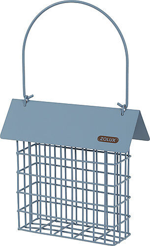 Zolux - Spport Pain de Graisse avec Toit pour Oiseaux du Ciel - Gris Image num&eacute;ro 1
