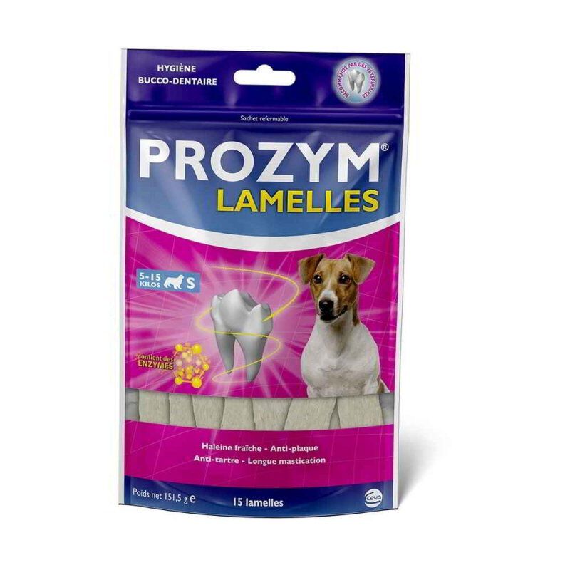 PROZYM - Sachet Lamelles Hygi&egrave;ne Bucco-dentaire S pour Chien - x15 Image num&eacute;ro 1
