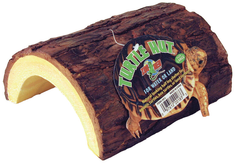 Zoomed - Abri demi tronc en céramique pour tortues - M Image numéro 1 Zoomed - Abri demi tronc en céramique pour tortues - M Image numéro 1