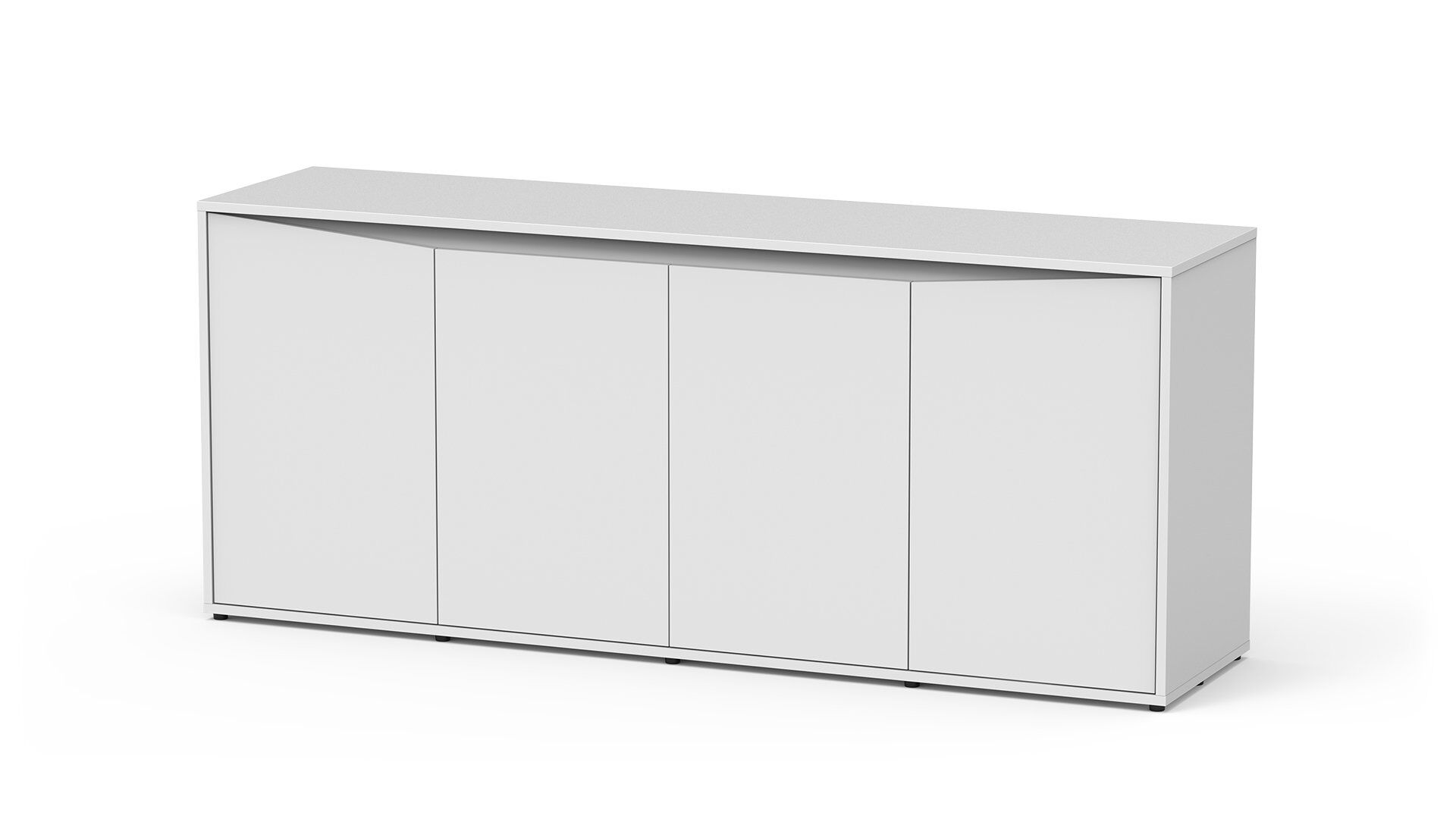 Aquatlantis - Meuble SPLENDID 200 Blanc pour Aquarium - 200x50x83cm Image num&eacute;ro 1