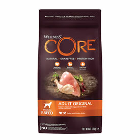 Wellness CORE - Croquettes Original Dinde et Poulet pour Chien