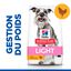 Hill's Science Plan - Mature Adult Light Small & Mini Croquettes Pour Petit Chien Agé Poulet - 2,5kg Indicateur image numéro 4