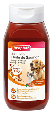 Beaphar - Huile de Saumon Zalmolie pour Chiens et Chats - 430ml