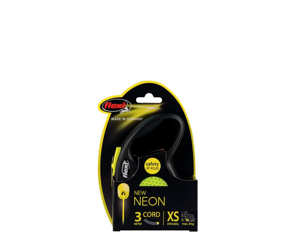 Flexi - Laisse New Neon Avec Cordon De 3m pour Chien XS - XS 3m Image num&eacute;ro 2