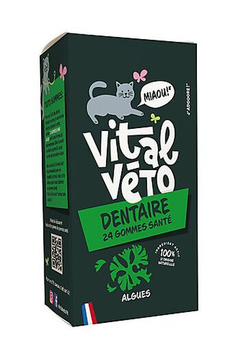 Vitalvéto - Gommes Santé Dentaire pour Chat - 24g image number null