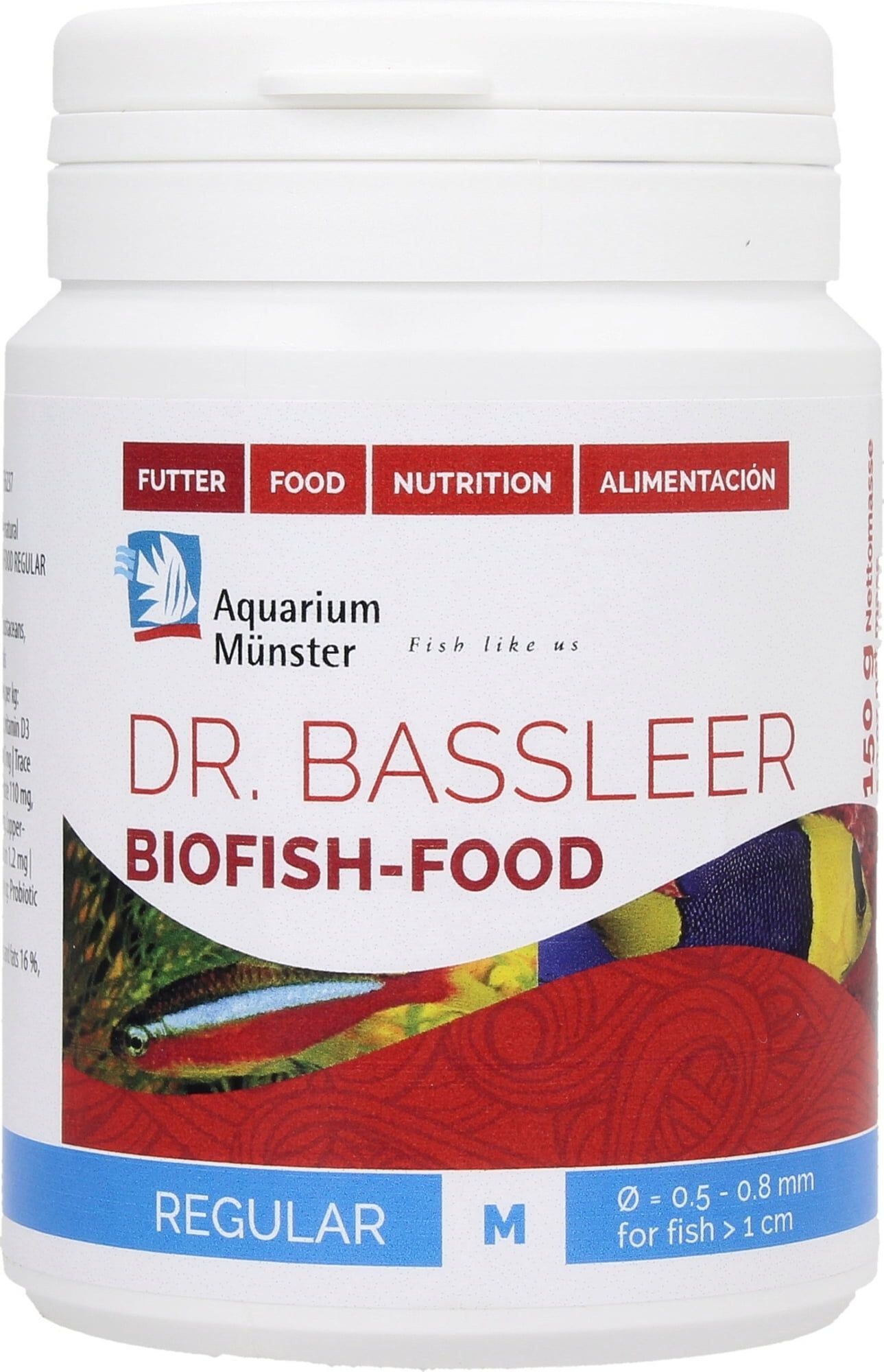 Aquarium M&uuml;nster - Aliment Biofish Food Regular M - 150g Image num&eacute;ro 1