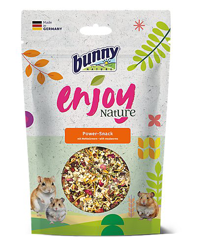 Bunny Nature - Snack Enjoy Nature Energ&eacute;tique aux Vers de farine - 140g Image num&eacute;ro 1
