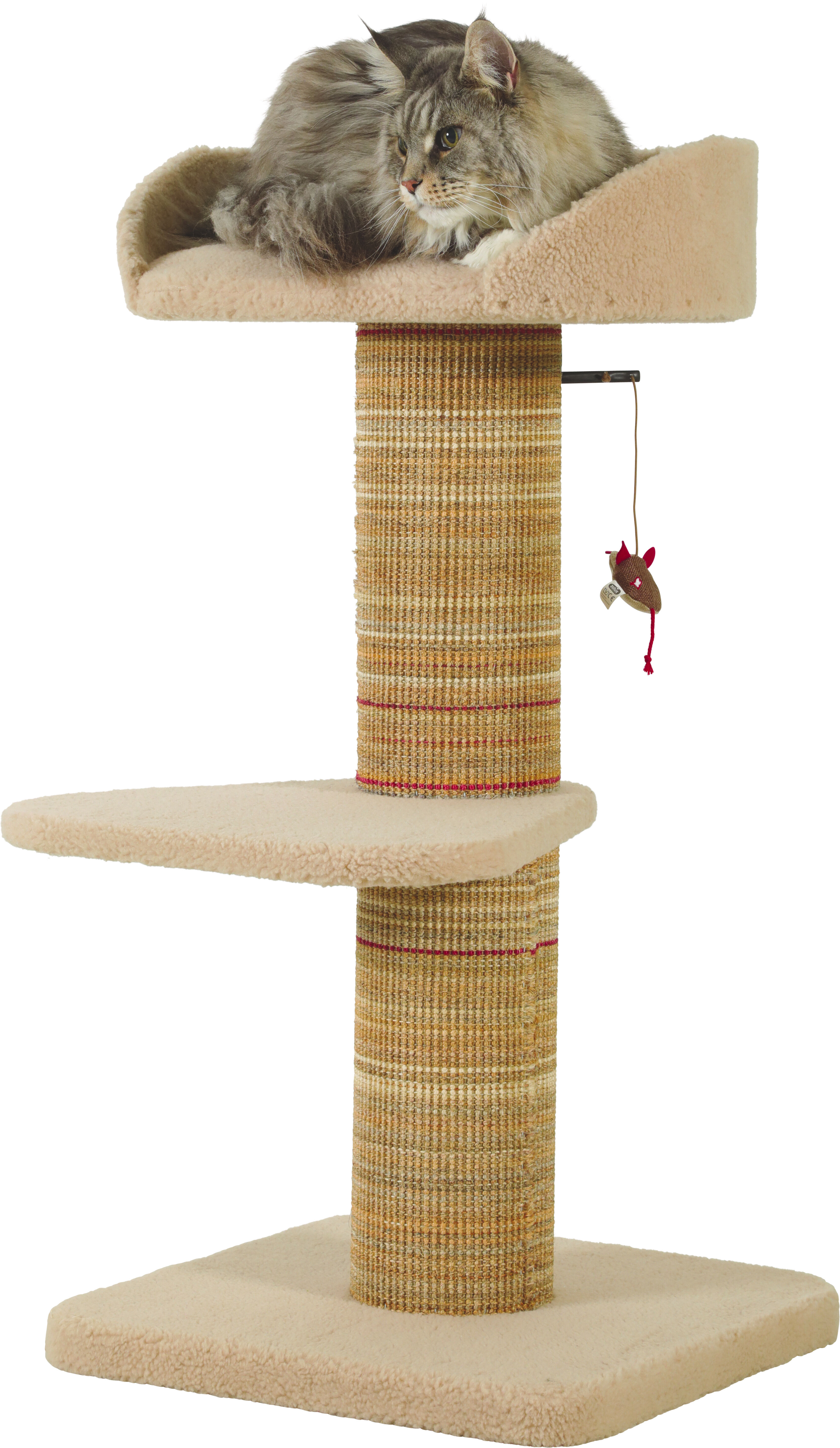 Zolux - Arbre &agrave; Chat Bor&eacute;al Beige pour Chats - &Oslash;17x95cm Image num&eacute;ro 4