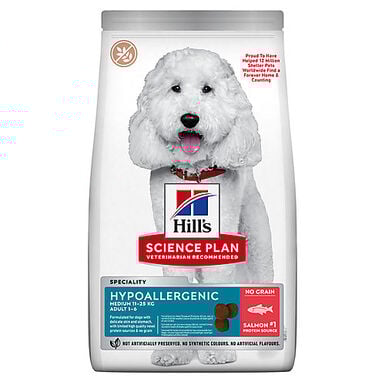 Hill's Science Plan Hypoallergenic Adult Croquettes pour Chien Adulte au Saumon