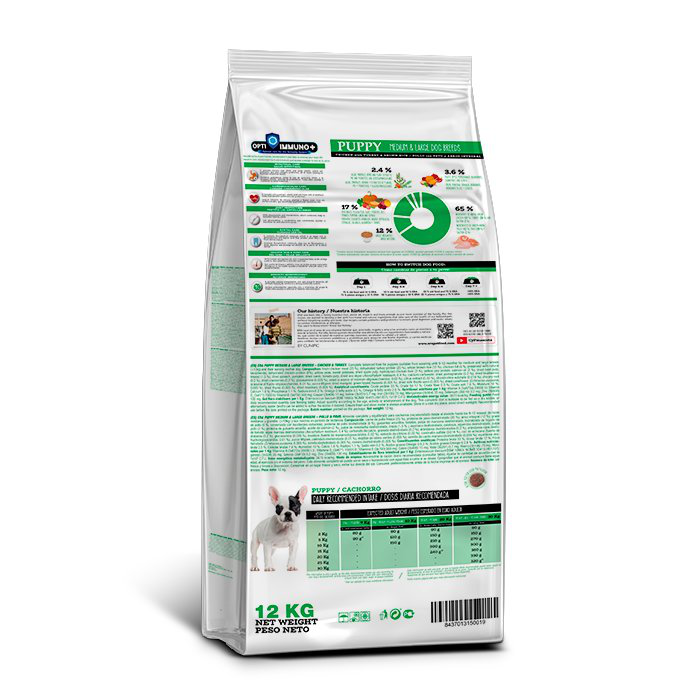 Era - Croquettes Millennium Poulet et Dinde Chiots de Races Moyennes - 12Kg Image num&eacute;ro 2