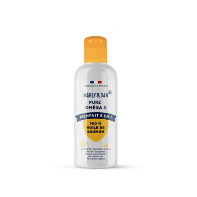 Marly & Dan - Huile de Saumon pour Chiens et Chats - 100ml