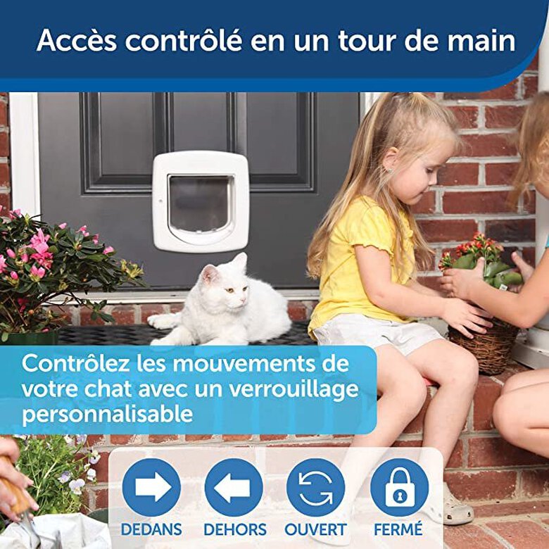 PetSafe - Chatière Porte Magnétique Luxe pour Chiens et chats - Brun Image numéro 4 PetSafe - Chatière Porte Magnétique Luxe pour Chiens et chats - Brun Image numéro 4