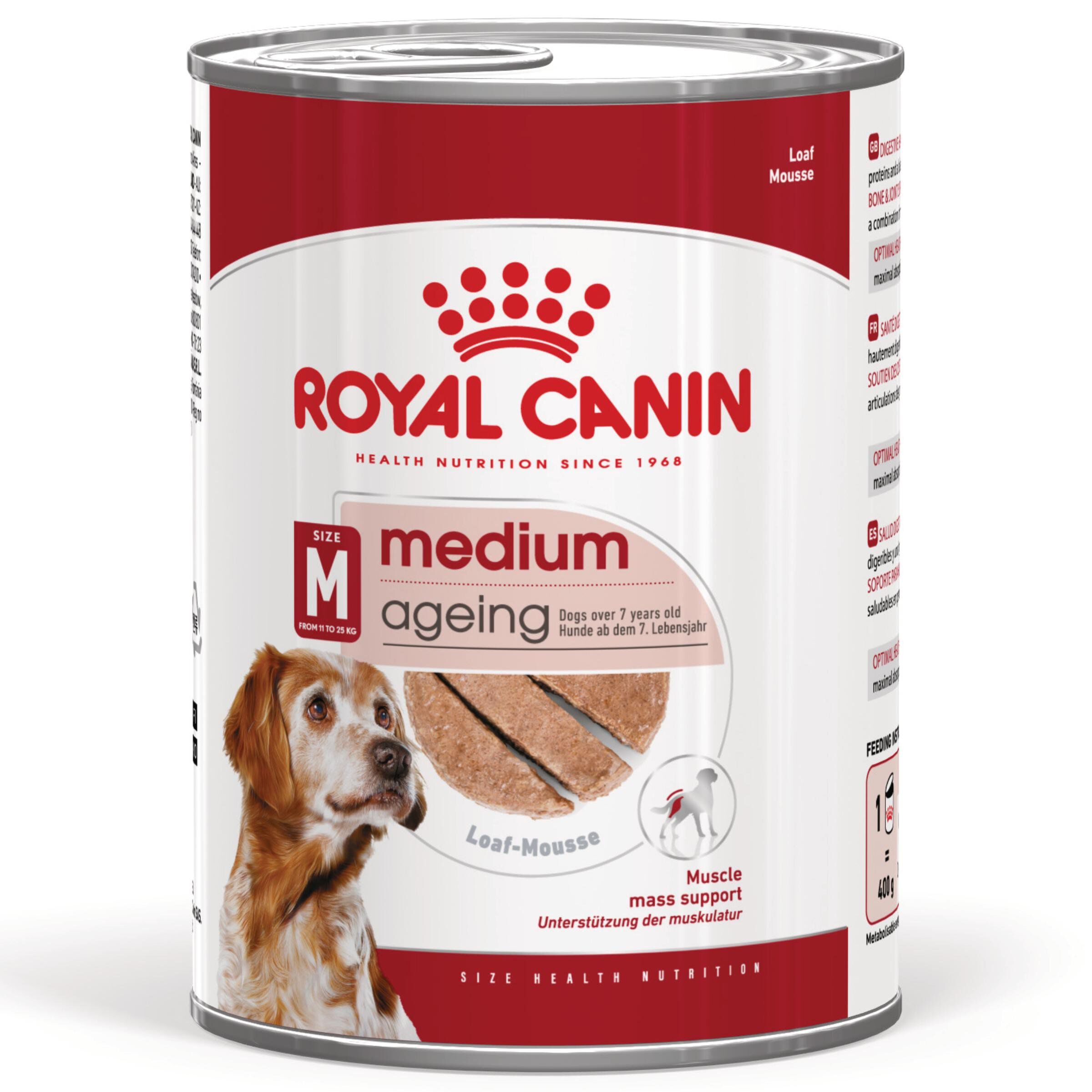 Royal Canin - P&acirc;t&eacute;e en Mousse Medium Ageing Adult M - 410g Image num&eacute;ro 2