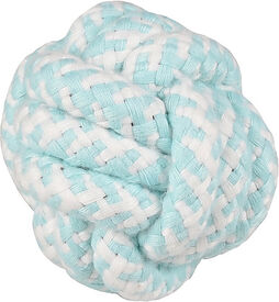 Flamingo - Balle Tressée Small Dog Ivar Vert pour Chiens - 6cm