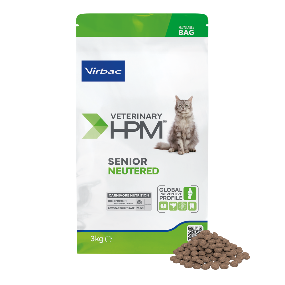 Virbac - Croquettes Veterinary HPM Senior Neutered pour Chats - 3Kg Image num&eacute;ro 2